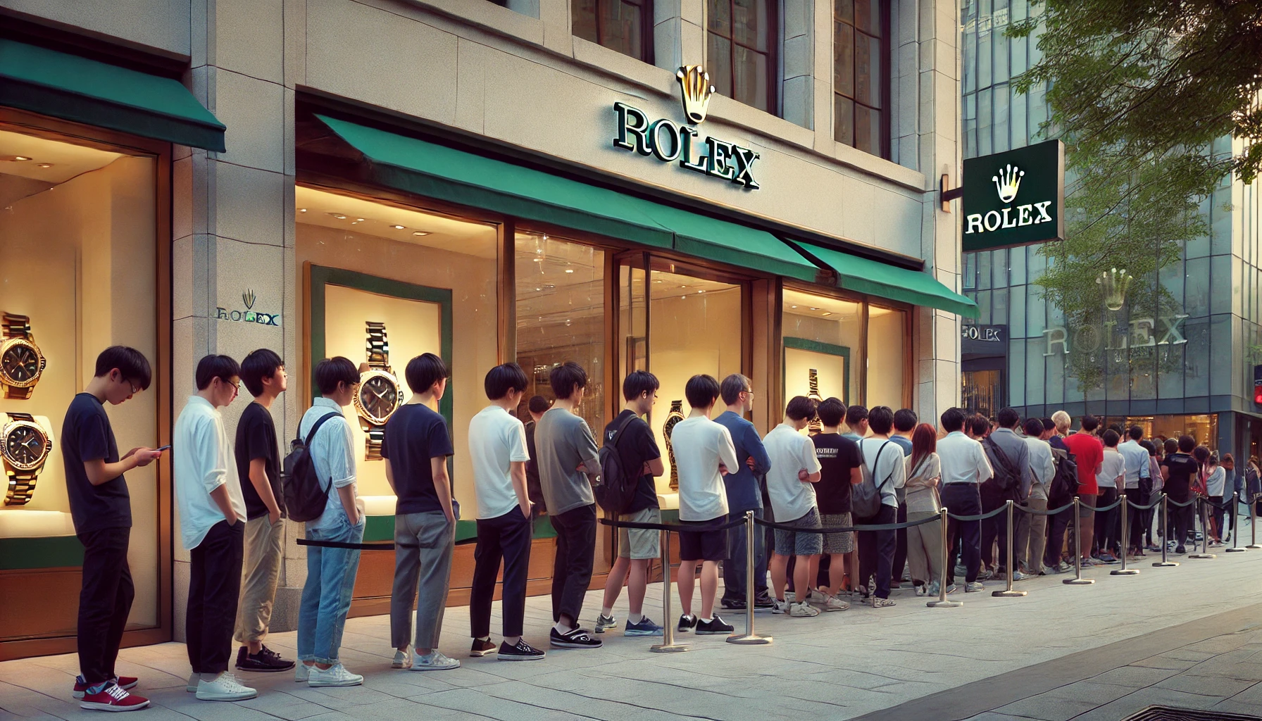 ロレックスで行列ができるのはなぜ？