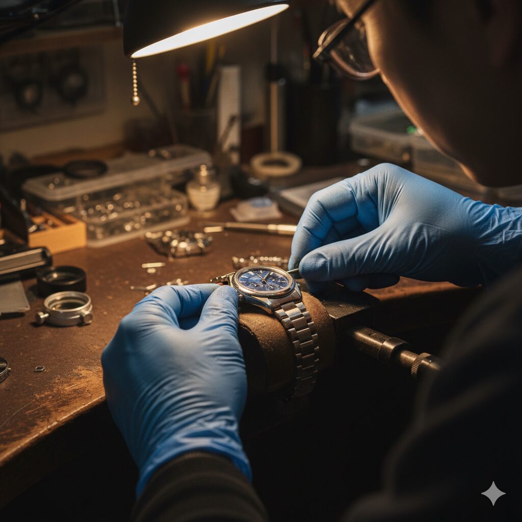 時計屋のバンド調整はいくらくらいしますか？