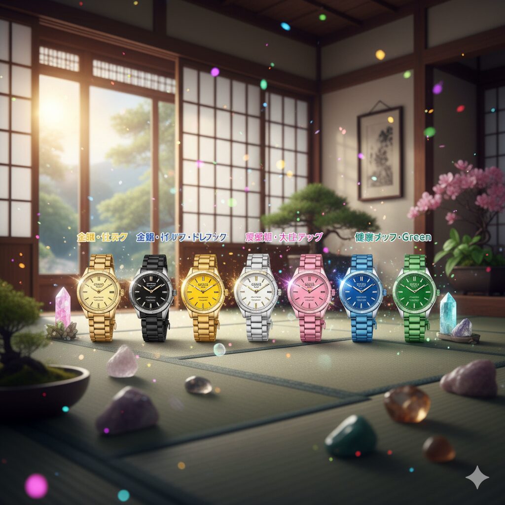 運気が上がる腕時計の2025年ラッキーカラーとは