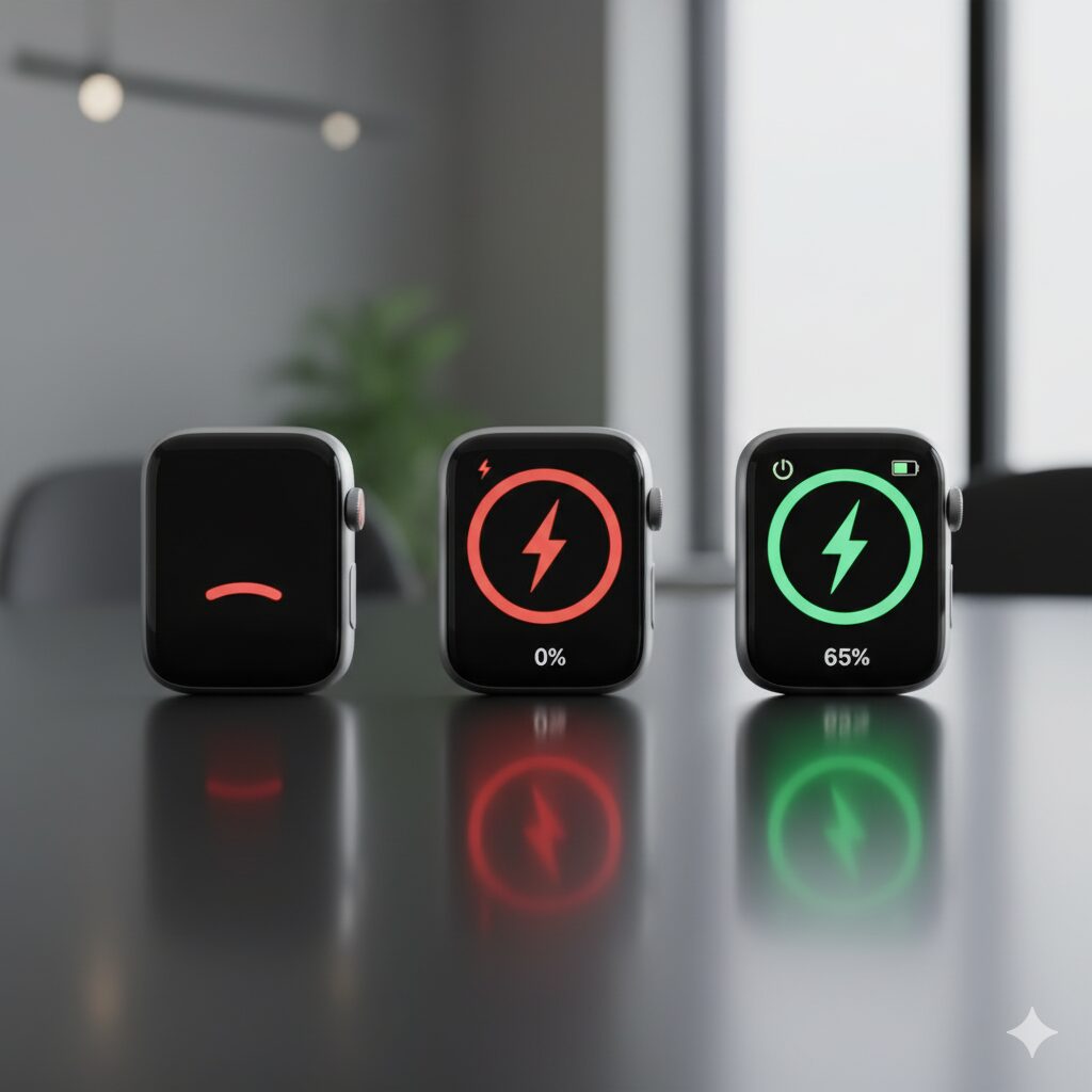 充電マークの種類。赤い稲妻の意味は？