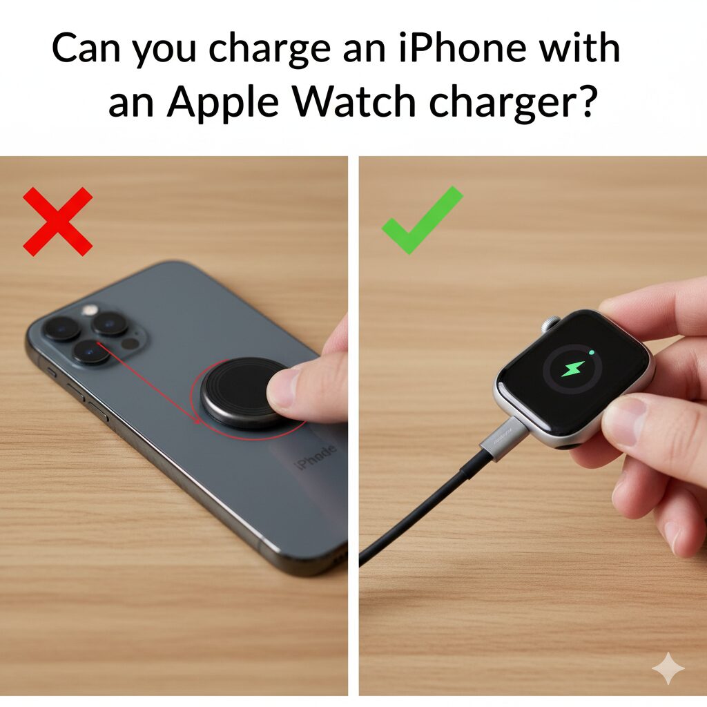 アップルウォッチの充電器でiphoneを充電できる？