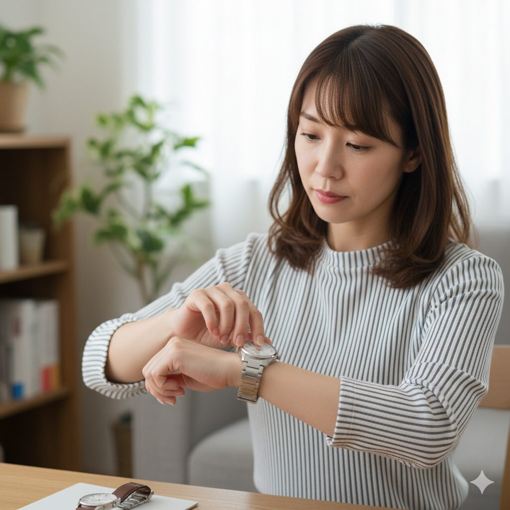 腕時計の外し方がわからない時の簡単な方法